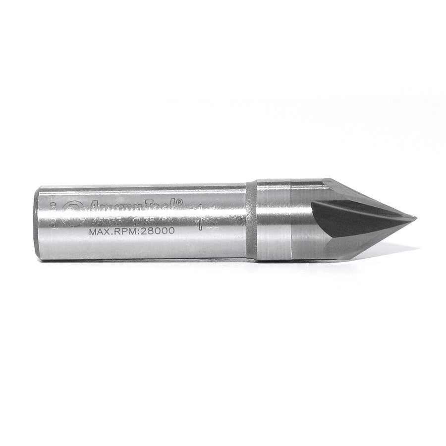 Amana Tool V-Groove For Engraving 1/2 in Shank 45733