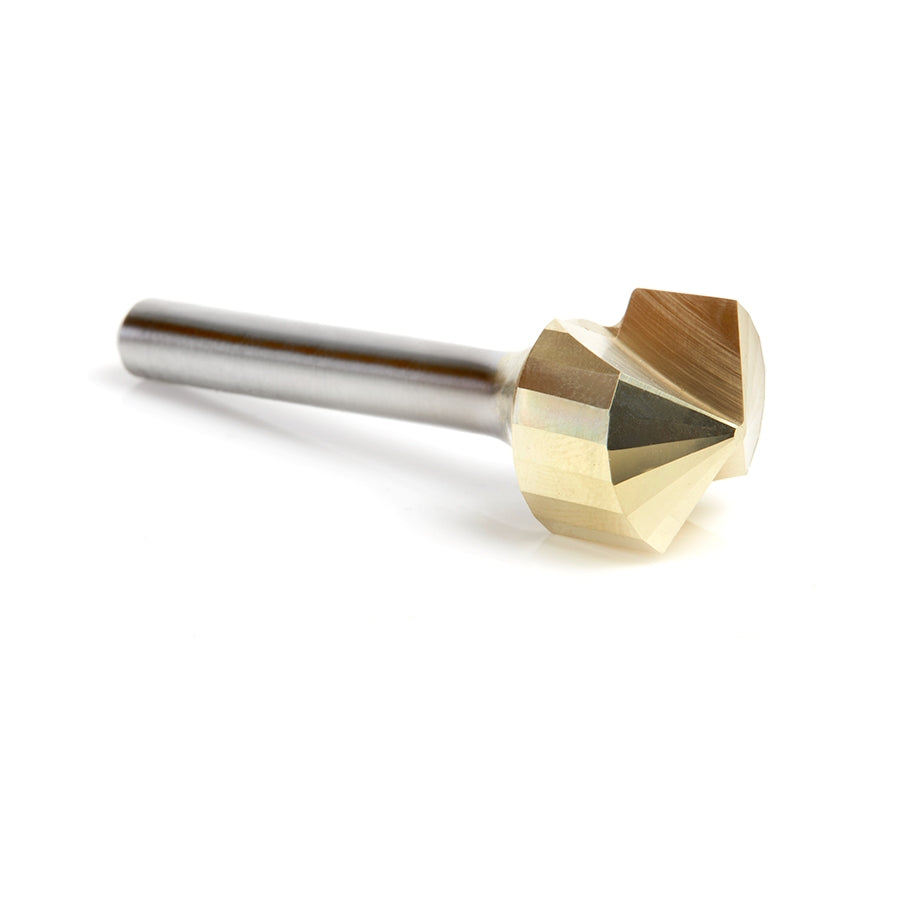 Amana Tool Carbide 135 Deg. 0.078 x 1/2 in x 3/4 in x 1/4 in Router Bit 45741