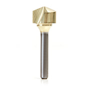 Amana Tool Carbide 135 Deg. 0.078 x 1/2 in x 3/4 in x 1/4 in Router Bit 45741