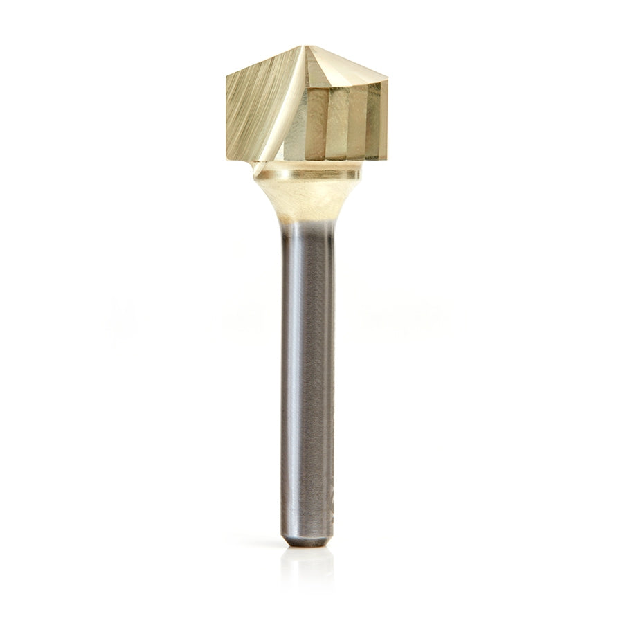 Amana Tool Carbide 135 Deg. 0.078 x 1/2 in x 3/4 in x 1/4 in Router Bit 45741