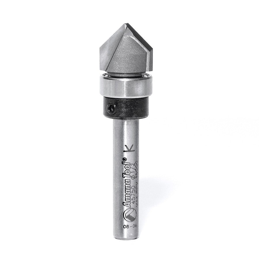 Amana Tool V-Groove 1/2 in Dia. Upper B.B 45750