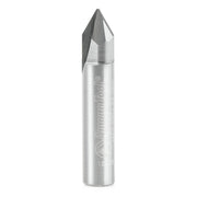Amana Tool Solid Carbide V-Groove 60 Deg x 1/4 in x 3/16 x 1/4 in 45782