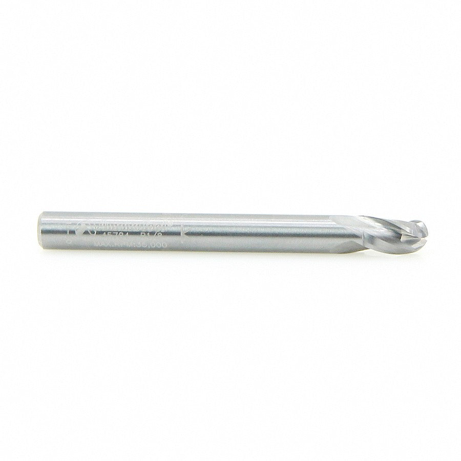 Amana Tool Bottom Round 1/4 in Dia.1/4 in Shank 45784