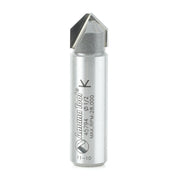 45794, AMANA CARBIDE TIPPED DOUBLE EDGE FOLDING V GROOVE 45 DEG X 0.090 TIP WIDTH X 1/2 DIA X 3/8 X 1/2 INCH SHANK