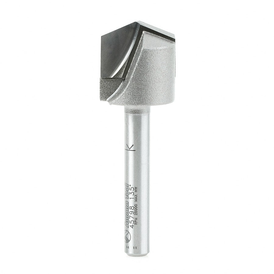 Amana Tool Carbide Tip 2 Edge Folding 22.5 Deg x 23/32 x 1/4 in 45798