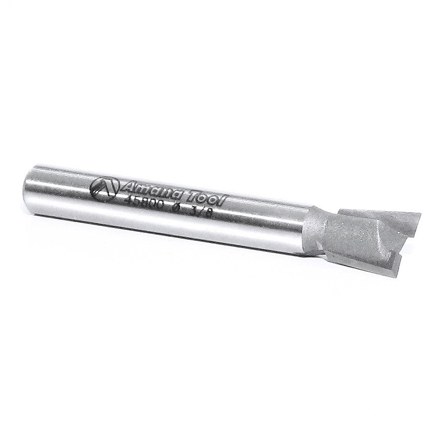 Amana Tool Dovetail 3/8 Dia. 1/4 in Shank 45800