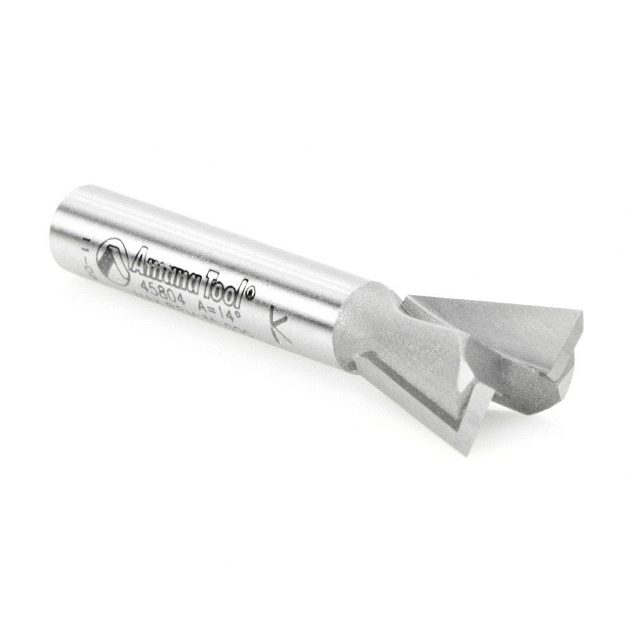 Amana Tool Dovetail 1/2 in Dia. 1/4 in Shank 45804