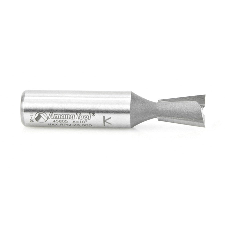Amana Tool Dovetail 1/2 in Dia. 1/2 in Shank 45805