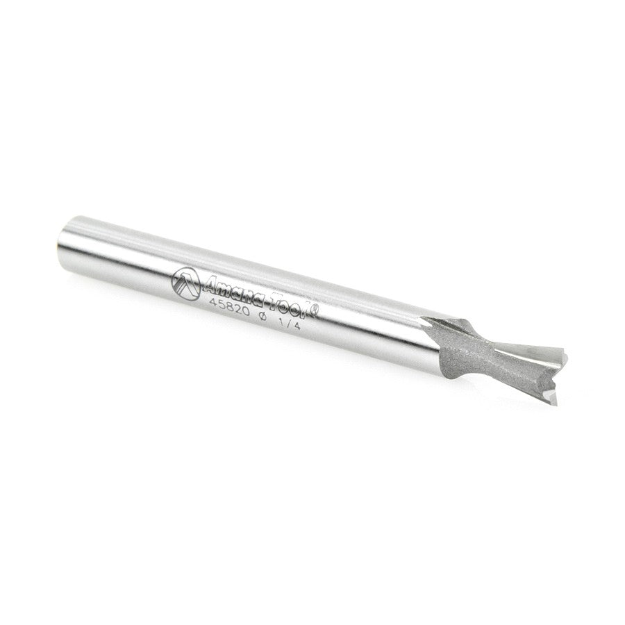 Amana Tool Dovetail 1/4 in Dia. 1/4 in Shank 45820