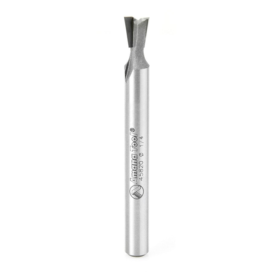 Amana Tool Dovetail 1/4 in Dia. 1/4 in Shank 45820