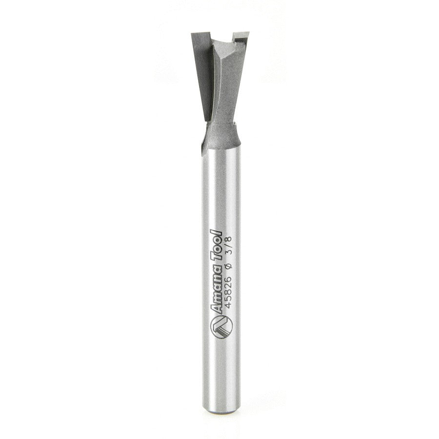 Amana Tool Dovetail 3/8 Dia. 1/4 in Shank 45826