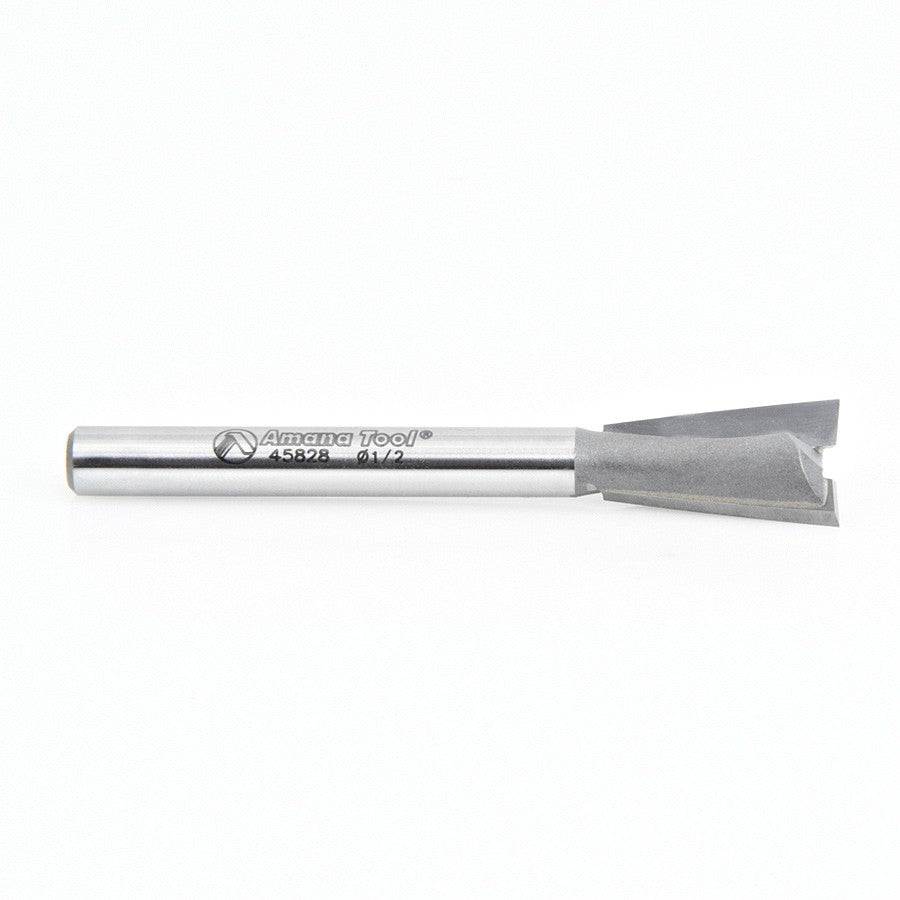 Amana Tool Dovetail 1/2 in Dia. 1/4 in Shank 45828