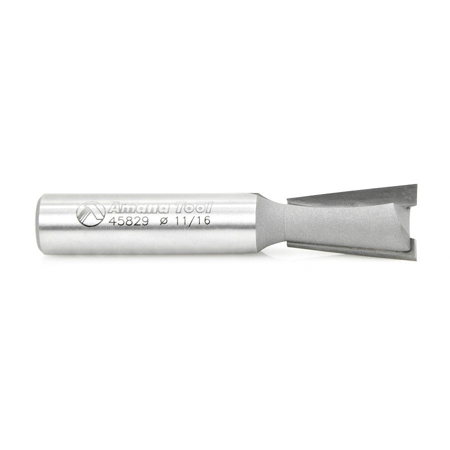 Amana Tool Dovetail 11/16 Dia. 1/2 in Shank 45829