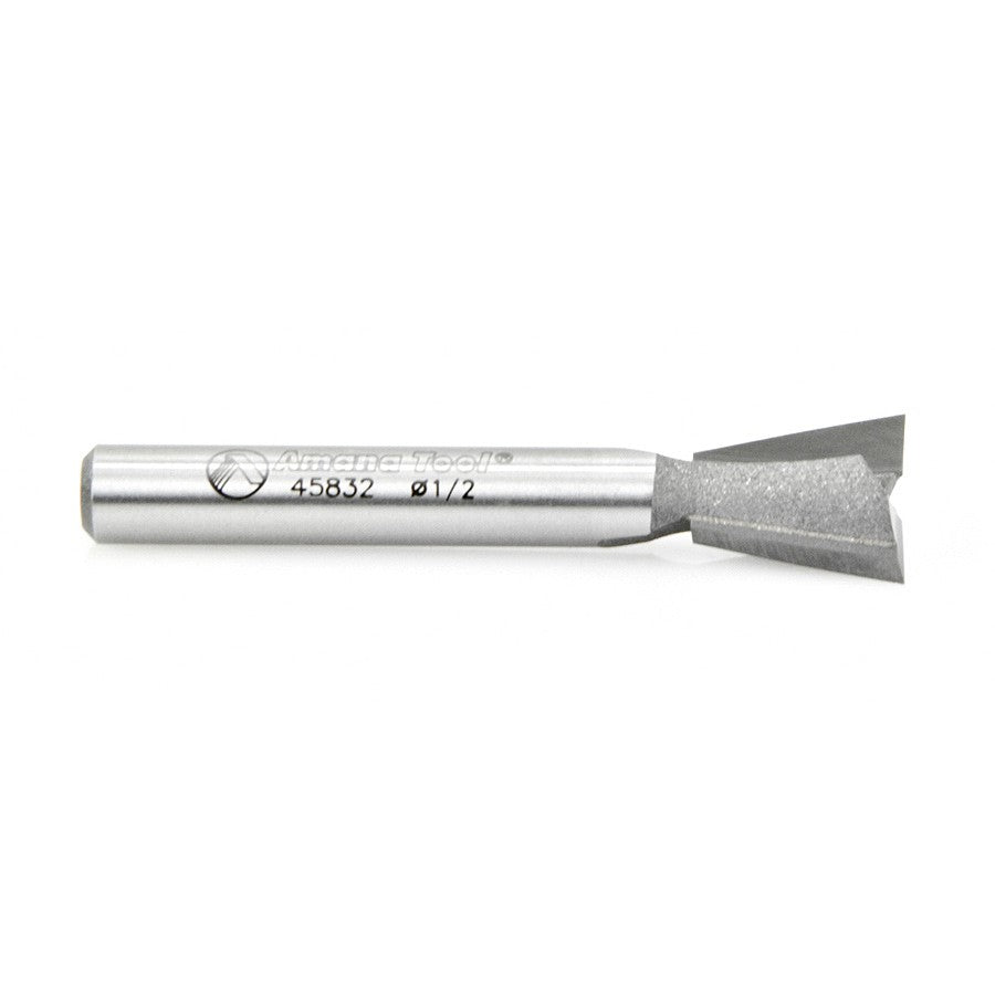 Amana Tool Dovetail 1/2 in Dia. 1/4 in Shank 45832