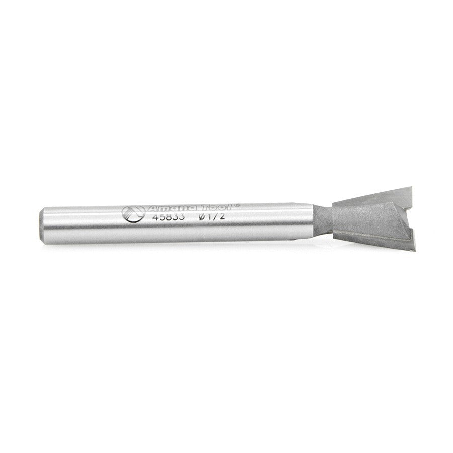 Amana Tool Dovetail 1/2 in Dia. 1/4 in Shank 45833