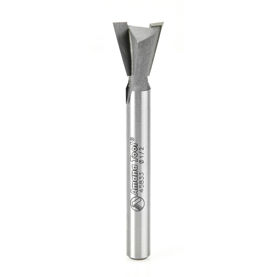 Amana Tool Dovetail 1/2 in Dia. 1/4 in Shank 45833