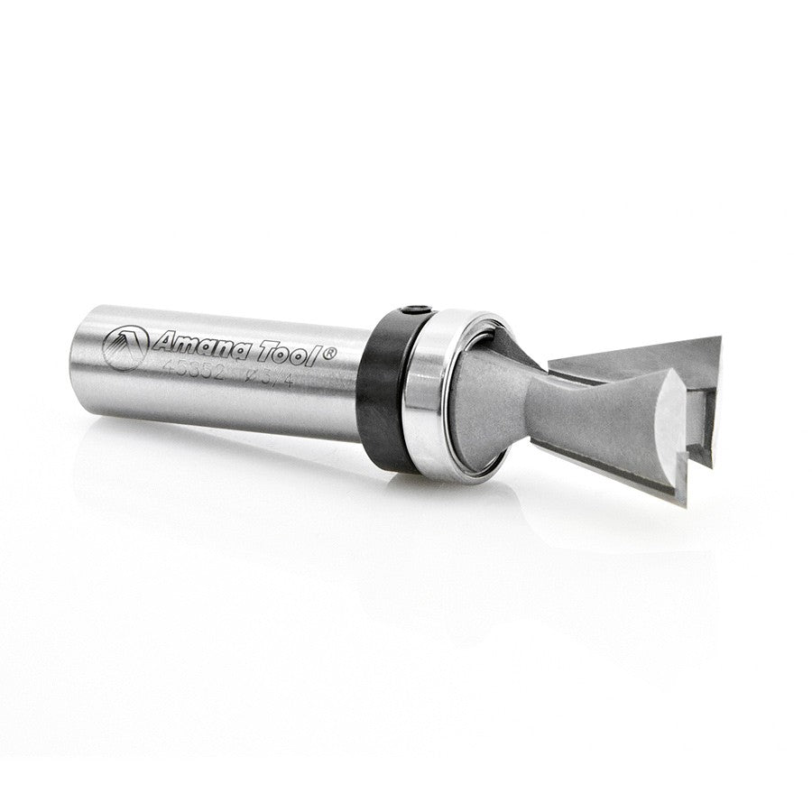 Amana Tool Dovetail 3/4 in Dia. w/ Upper BB 45852