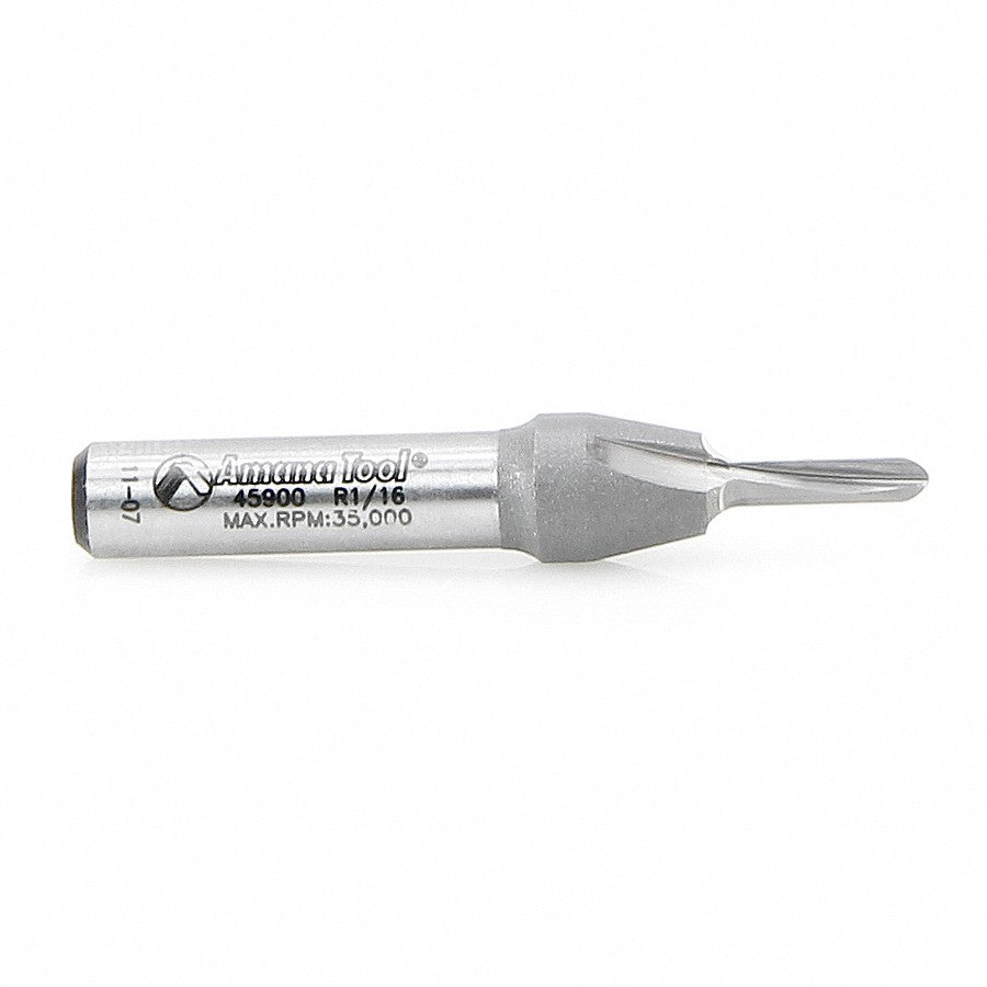 Amana Tool Core Box 1/16 Radius 1/4 in Shank 45900