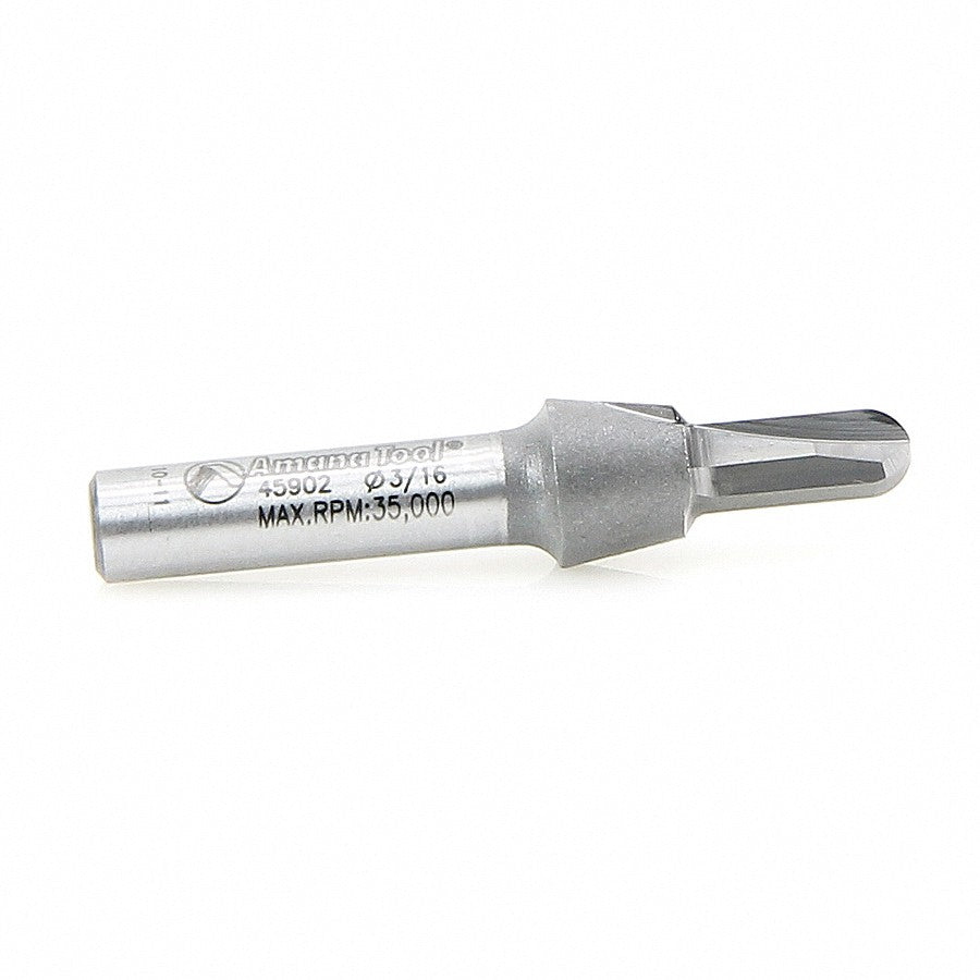 Amana Tool Core Box 3/32 Radius 1/4 in Shank 45902