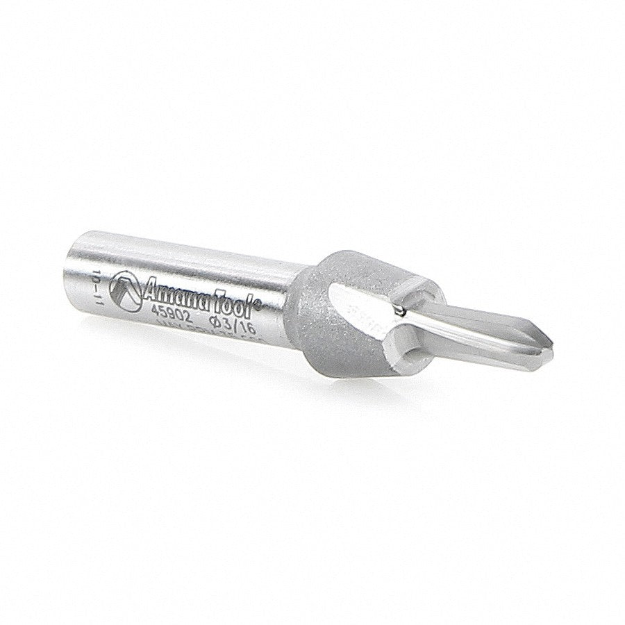Amana Tool Core Box 3/32 Radius 1/4 in Shank 45902