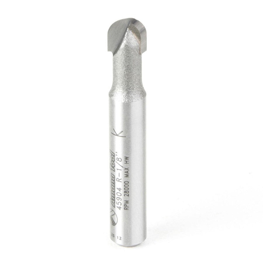 Amana Tool Core Box 1/8 Radius 1/4 in Shank 45904