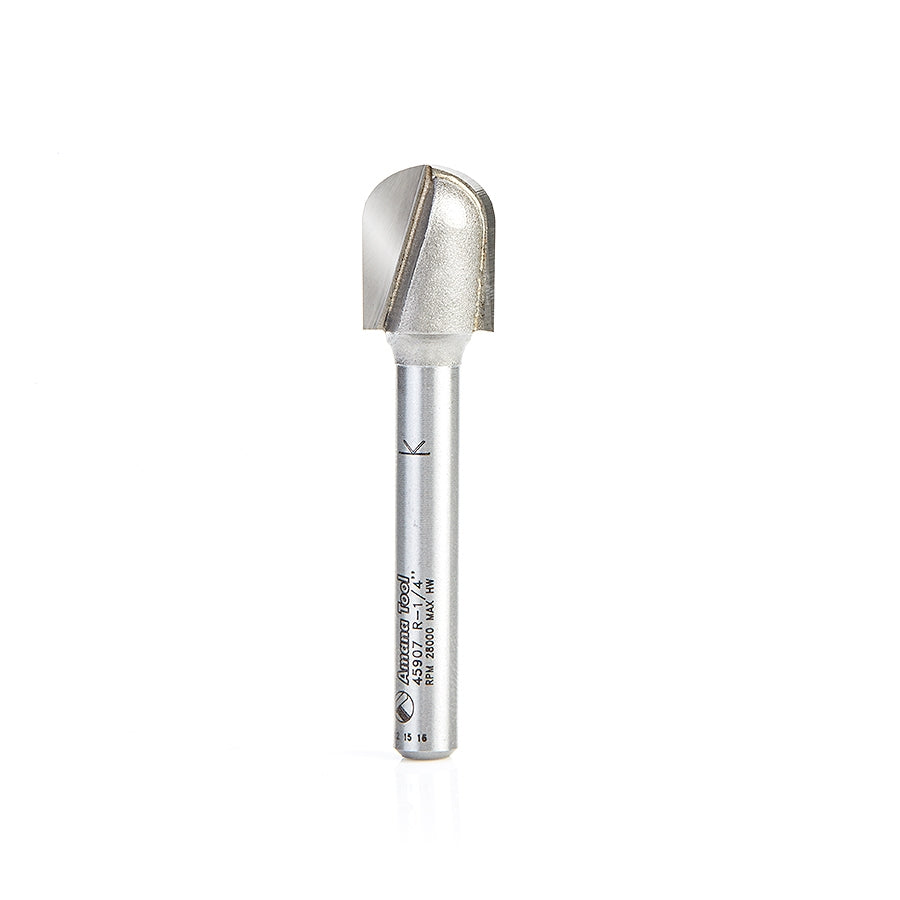 Amana Tool Core Box 1/4 in Radius 1/4 in Shank 45907