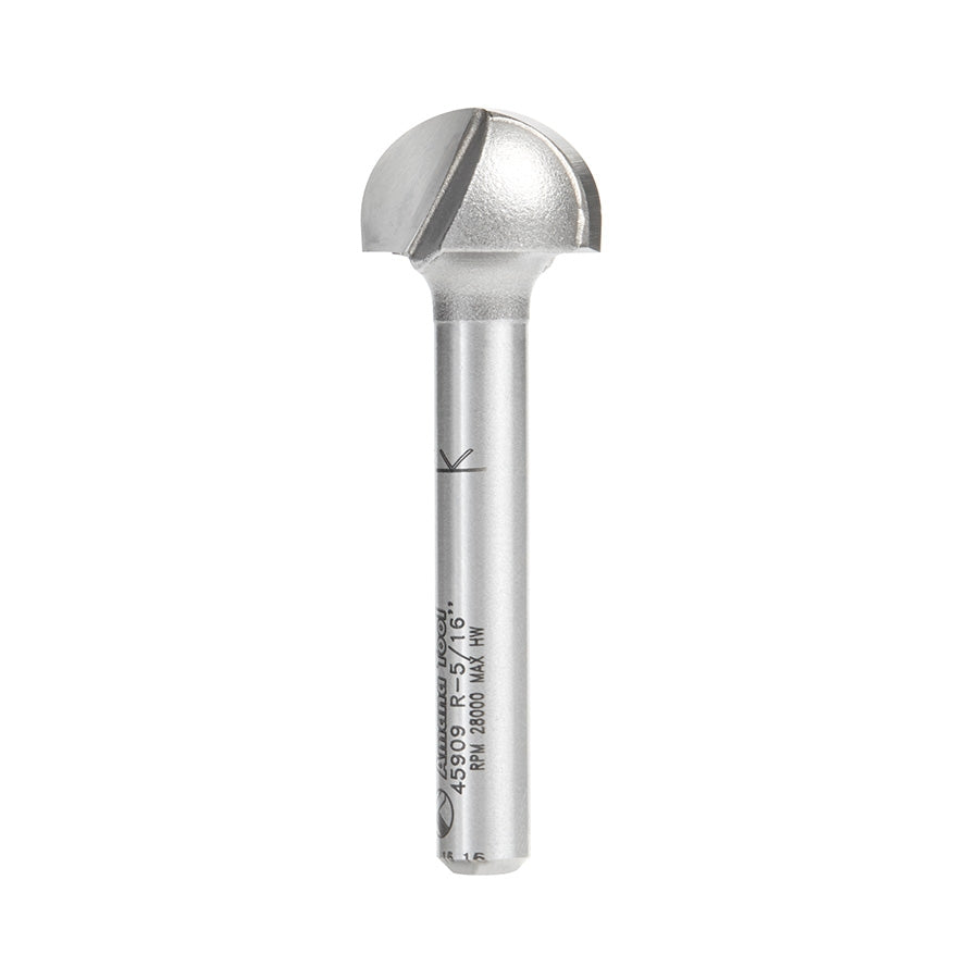 Amana Tool Core Box 5/16 Radius 1/4 in Shank 45909