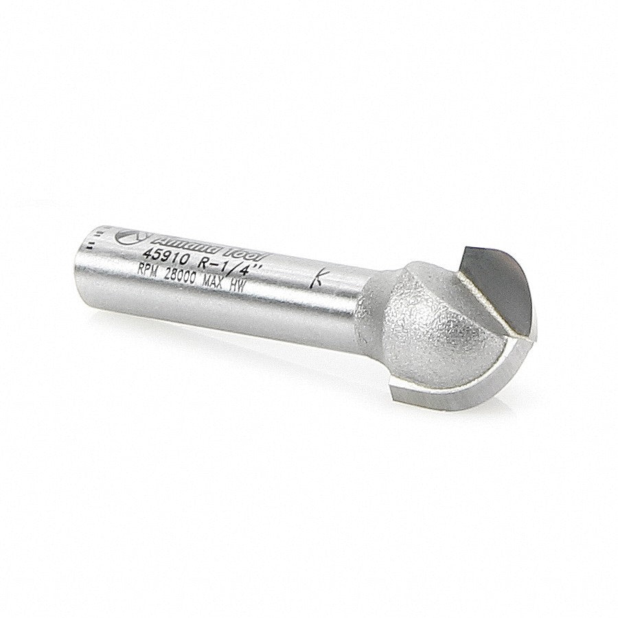Amana Tool Core Box 1/4 in Radius 1/4 in Shank 45910