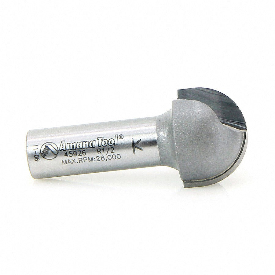 Amana Tool Core Box 1/2 in Radius 1/2 in Shank 45926