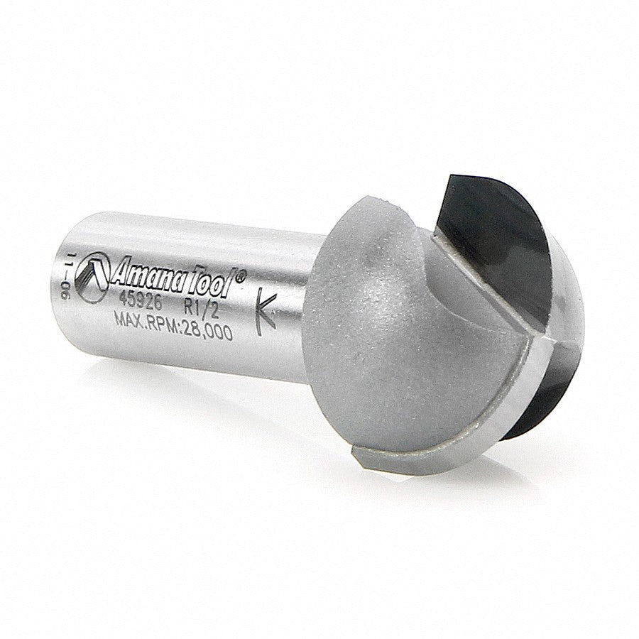 Amana Tool Core Box 1/2 in Radius 1/2 in Shank 45926