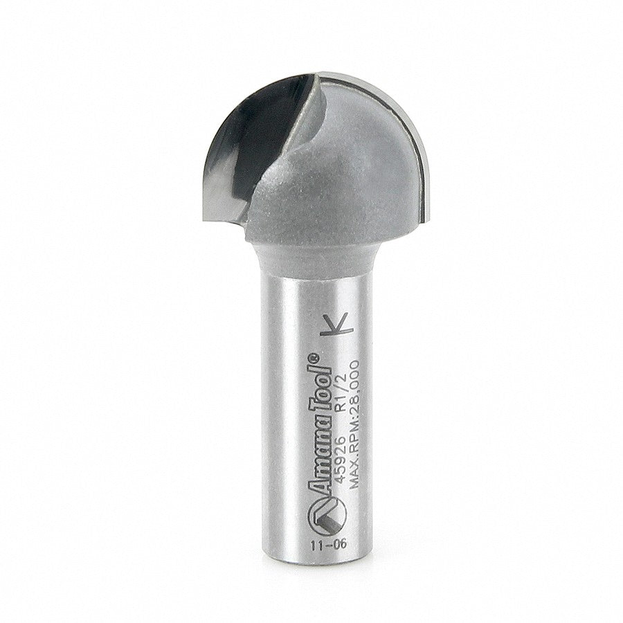 Amana Tool Core Box 1/2 in Radius 1/2 in Shank 45926