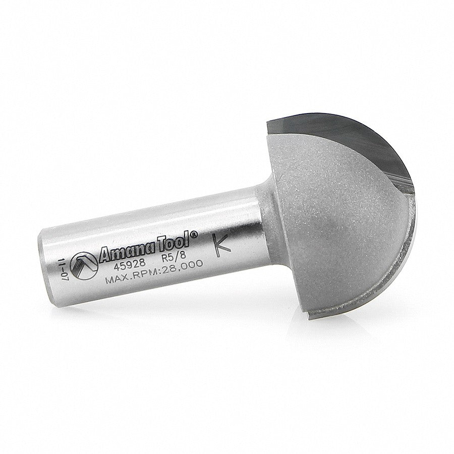 Amana Tool Core Box 5/8 Radius 1/2 in Shank 45928