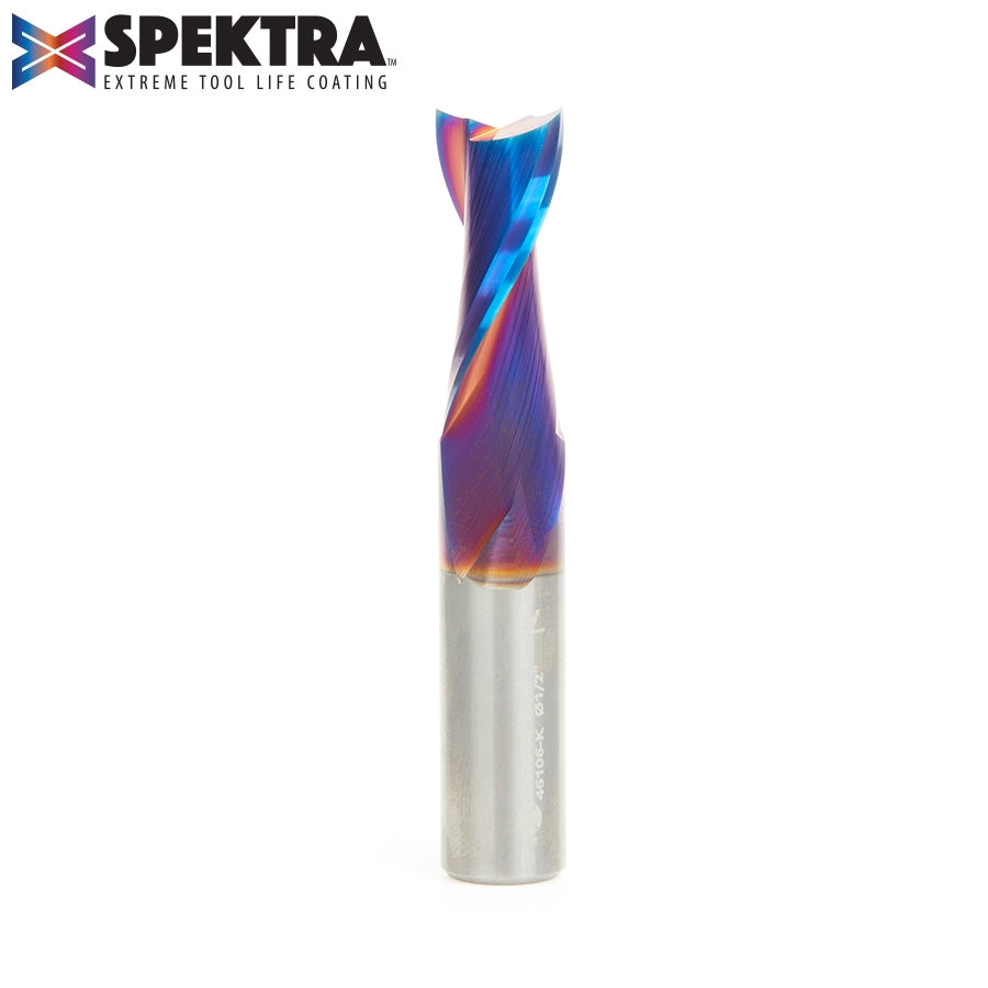 Amana Tool 1/2 inD x 1/2 in Shank Up-Cut Spiral, Spektra 46106-K