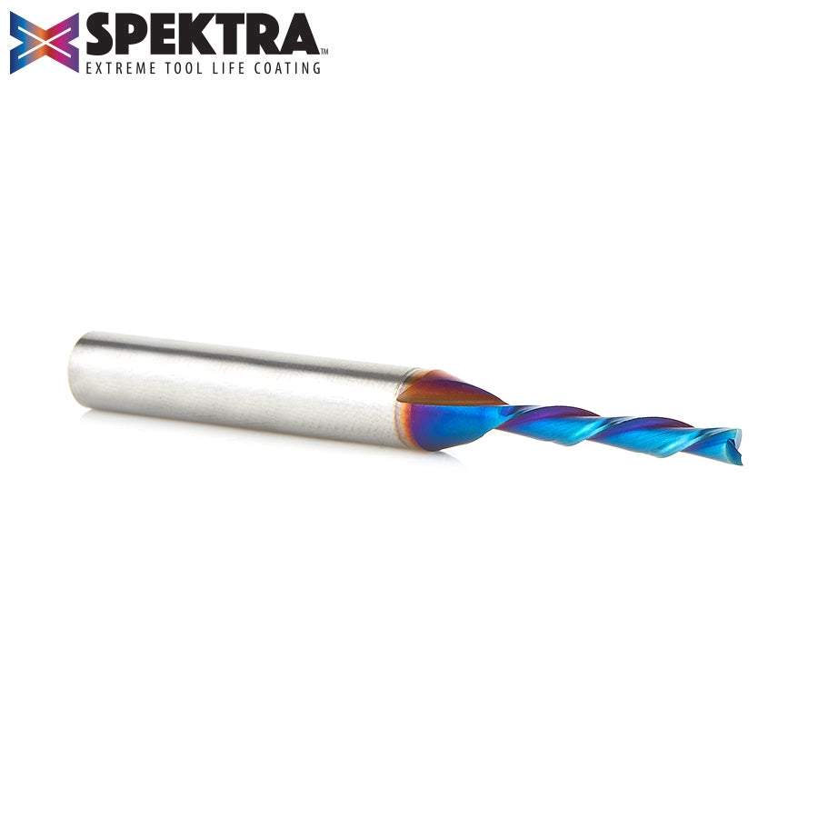 Amana Tool 1/8D x 1/4 in Shank Down Cut Spiral, Spektra 46225-K