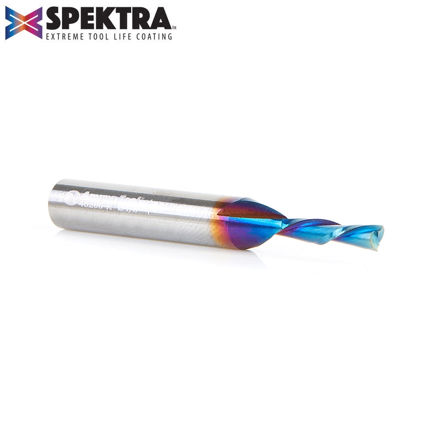 Amana Tool 1/8D x 1/4 in Shank Down Cut Spiral, Spektra 46200-K