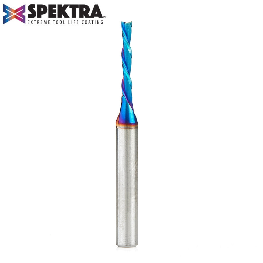 Amana Tool 1/8D x 1/4 in Shank Down Cut Spiral, Spektra 46225-K