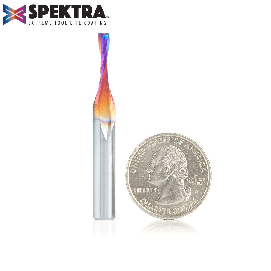 Amana Tool 1/8D x 1/4 in Shank Up-Cut Spiral, Spektra 46241-K