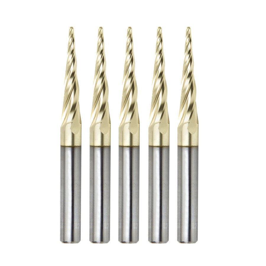 Amana Tool 5 pc 1/16 Carving 3D Tapered 46282-5
