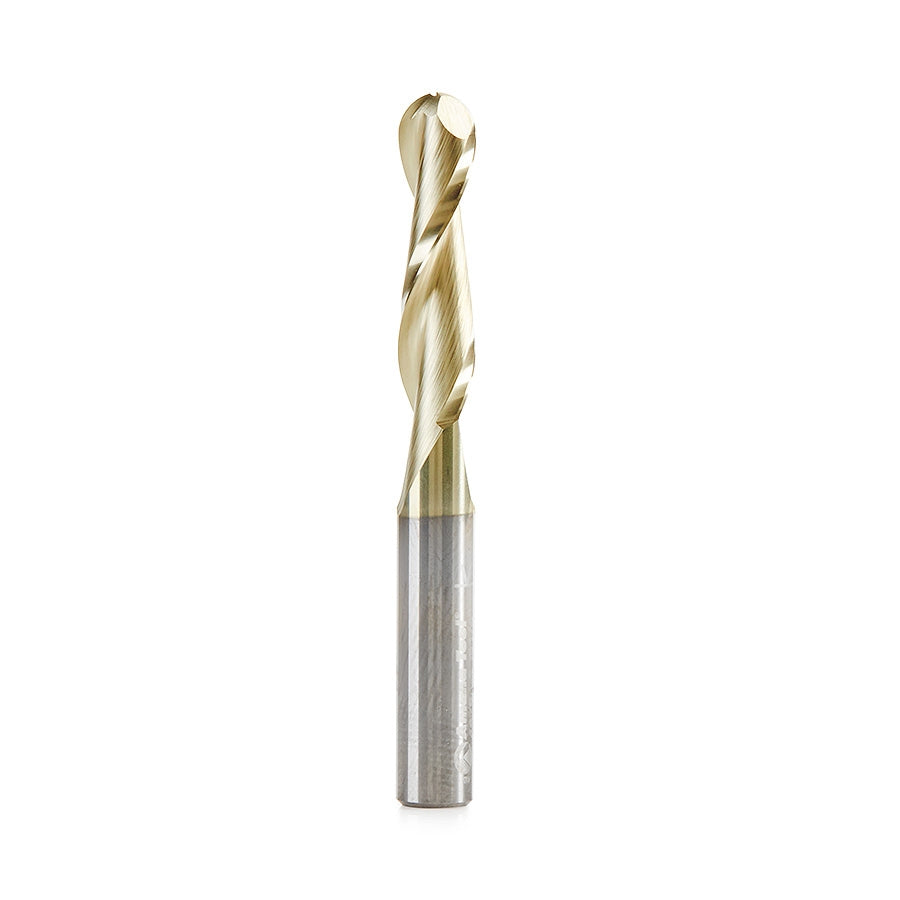 Amana Tool 1/4 in Carving 3D Ball Nose ZrN 46294-S
