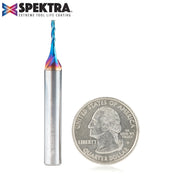 Amana Tool 1/16 Carving 3D Straight, Spektra 46290-K