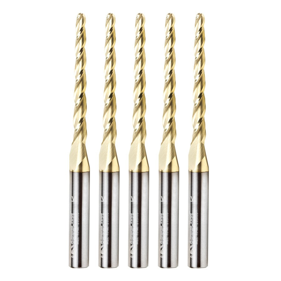 Amana Tool 5 pc 1/8 Carving 3D Tapered 46284-5