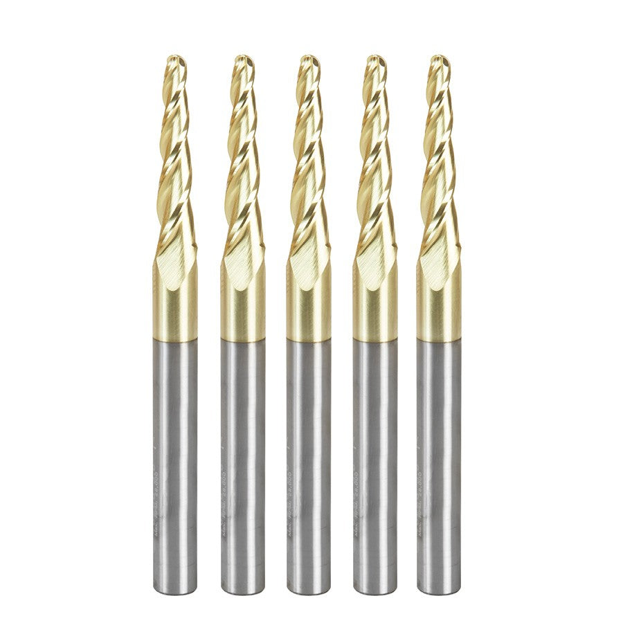 Amana Tool 5 pc 1/8 Carving 3D Tapered 46286-5