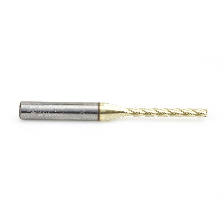 Amana Tool 1/8 Carving 3D Straight ZrN 46292