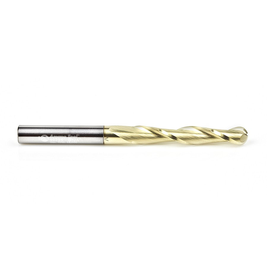 Amana Tool 1/4 in Carving 3D Ball Nose ZrN 46294