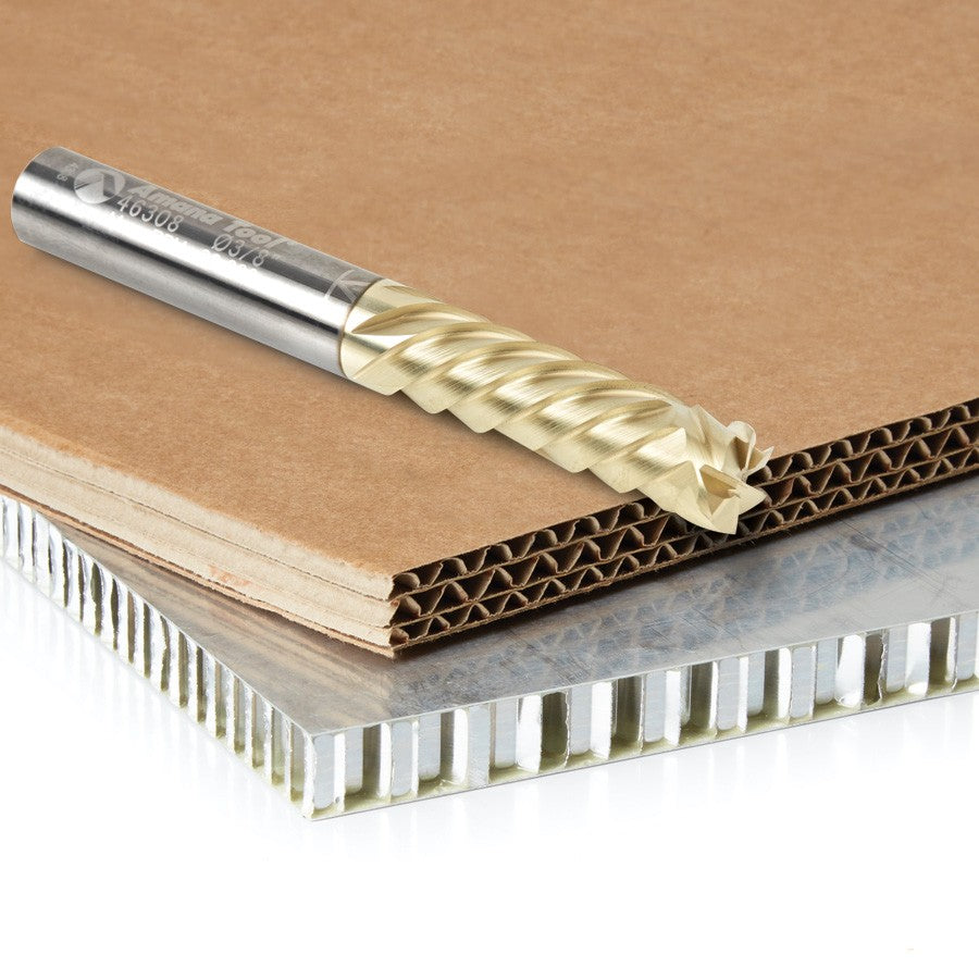 Amana Tool 1/4 in Dia. ZrN Honeycomb Bit 46302