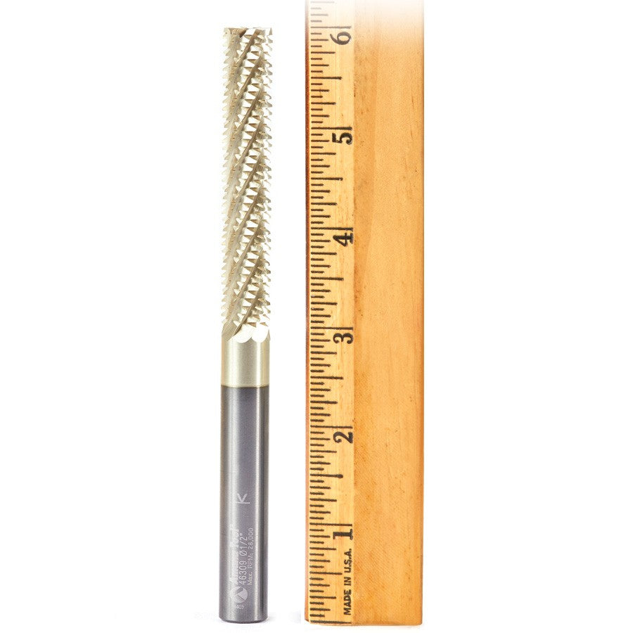 Amana Tool 1/2 in ZrN Honeycomb Hogger Bit 46309