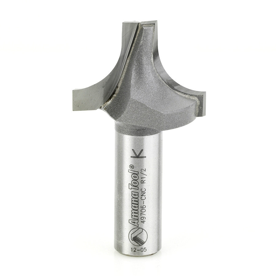 Amana Tool Plunge Round 1/2 in Rad. 1/2 in Shank-CNC 49706-CNC