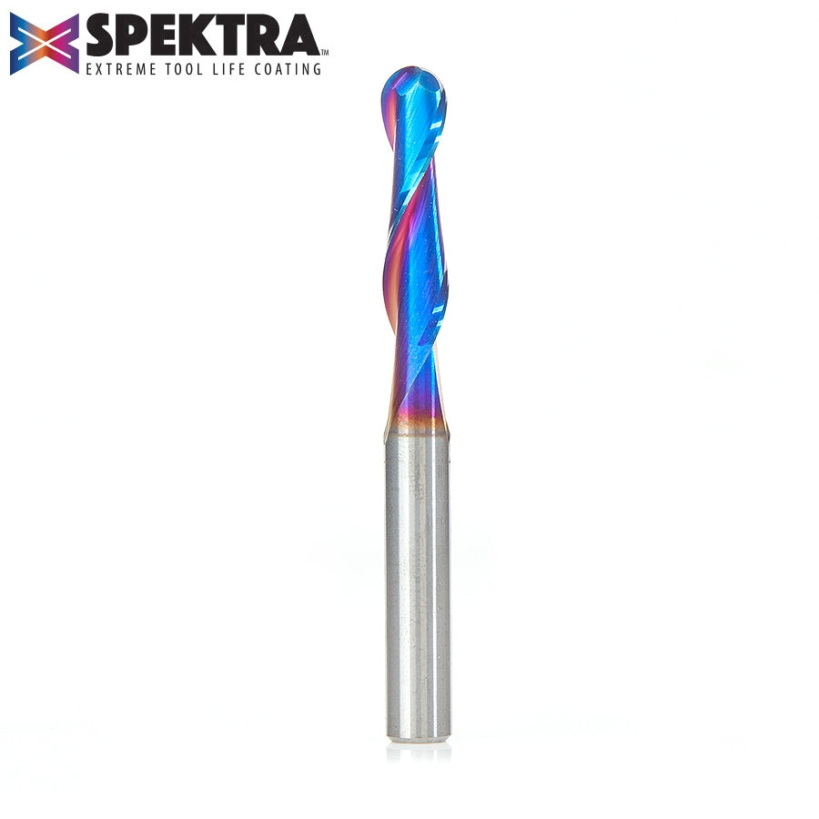 Amana Tool 1/4 in Ball Nose Up-Cut, Spektra 46376-K