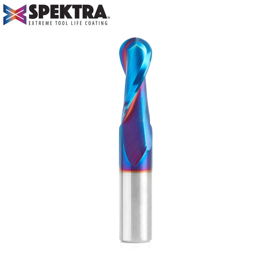 Amana Tool 1/2 in Ball Nose Up-Cut, Spektra 46380-K