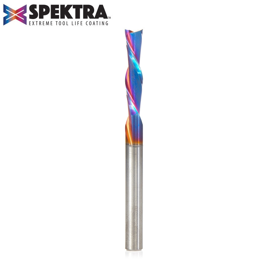 Amana Tool 1/4 inD x 1/4 in Shank Down Cut Spiral, Spektra 46416-K